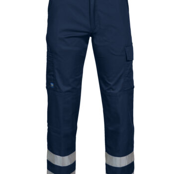 Projob-Vetements de travail-Pantalons-2517 PANTALON CORDURA BANDES HV A/GENOUILLERES  - LAVAGE 60°