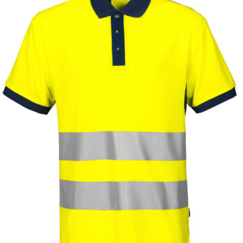 Projob-Vetements de travail-Polos-6008 POLO PIQUÉ CONTRASTE POLYESTER EN ISO 20471 CLASSE 2