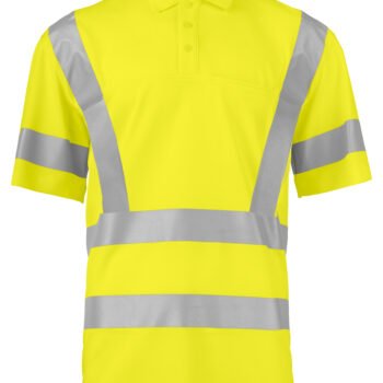 Projob-Vetements de travail-Polos-6040 POLO PIQUÉ POLYESTER HV EN ISO 20471 CLASSE 2/3