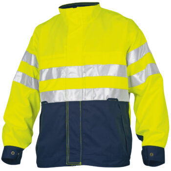 Projob-Vetements de travail-Jackets-6401 BLOUSON POLYCOTON - LAVAGE 60° - HV  EN ISO 20471 CLASSE 3