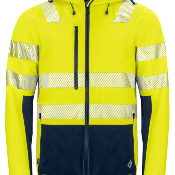 Projob-Vetements de travail-Vestes de pluie-6416 SOFTSHELL EN ISO 20471 CLASSE 3/2