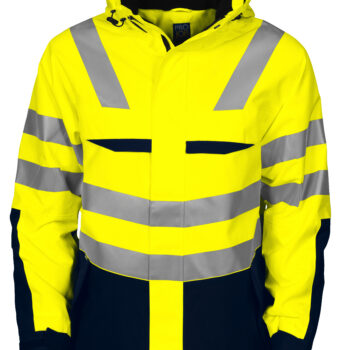 Projob-Vetements de travail-Jackets-6418 PARKA POLYURETHANE HV MATELASSEE - EN ISO 20471 CLASSE 3