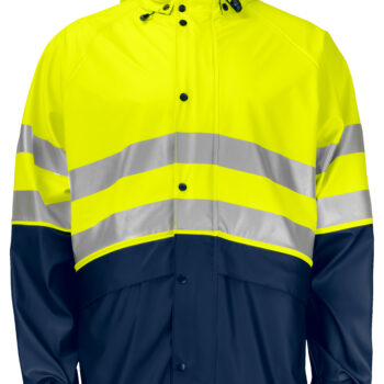 Projob-Vetements de travail-Vestes de pluie-6431 bodywarmers DE PLUIE HV ETANCHE - EN 343 3/1 -  EN ISO 20471 CLASSE 3/2