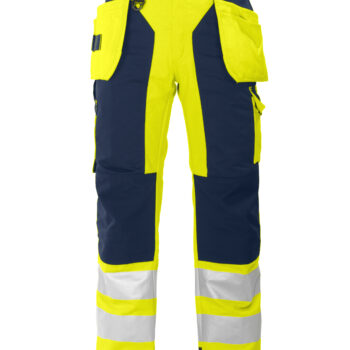 Projob-Vetements de travail-Pantalons-6506 PANTALON POLYCOTON LAVAGE 60°  POCHES FLOTTANTES + CORDURA® - EN ISO 20471 CLASSE 2