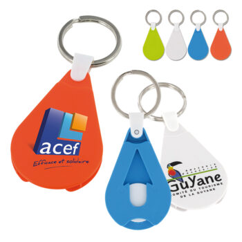 PORTE CLES PORTE JETON (anneau 25 mm)-Porte-clés Auto Outil-Porte-clés jeton1